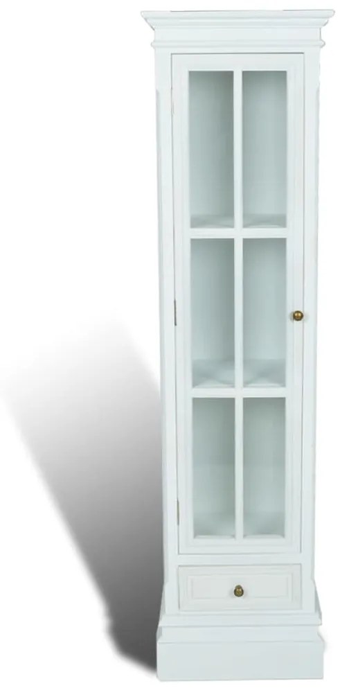 60639 vidaXL Bibliotecă dulap elegant cu 3 rafturi, alb, lemn