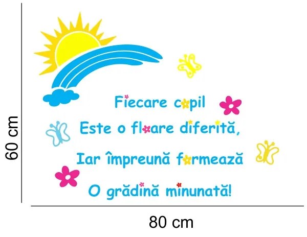 Sticker perete O gradina Minunata