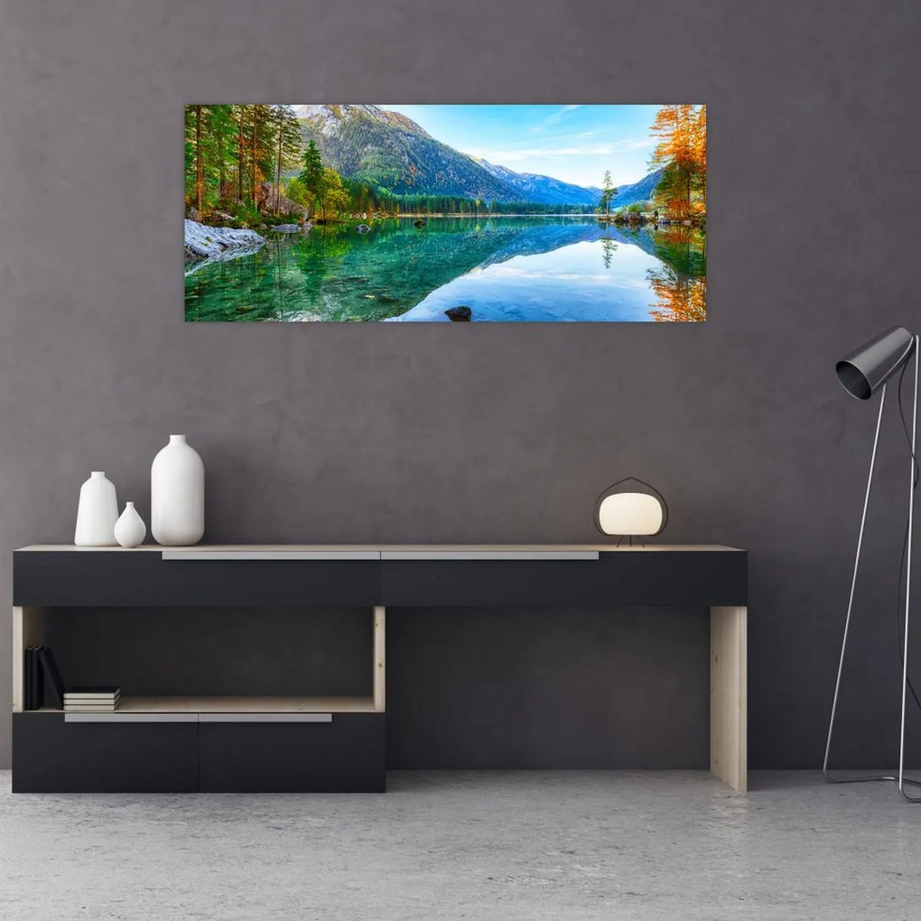 Tablou - Lacul Hintersee (120x50 cm)