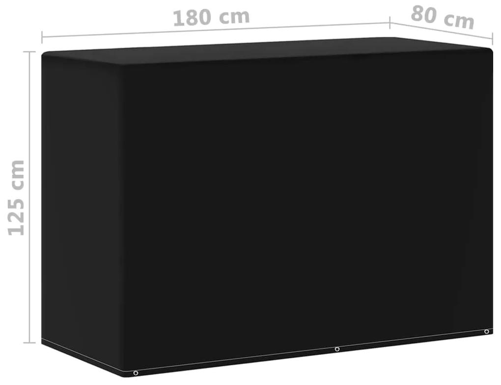 Huse mobilier gradina pentru gratar 2 buc 6 ocheti 180x80x125cm 2, 180 x 80 x 125 cm