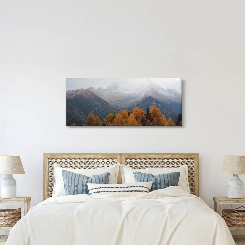 Tablou - Crestele munților (120x50 cm)