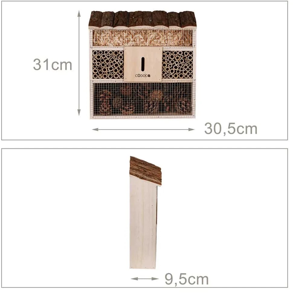 Deuba Hotel pentru insecte - 30,5x9,5x31 cm