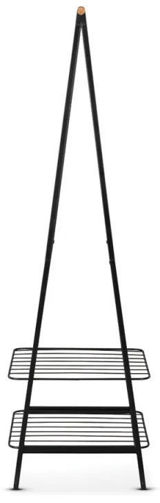 Suport multifunctional pentru haine Brabantia Linn 1000814, Otel, Negru