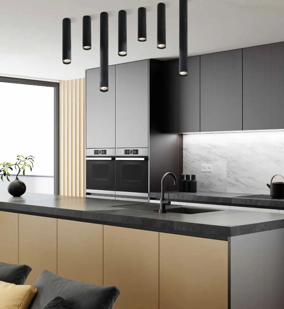 Spot aplicat design decorativ Slim alb H-80cm