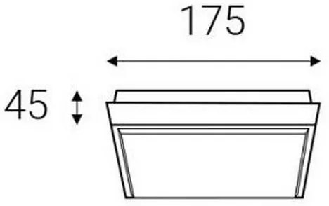 Plafonieră LED de exterior LED2 QUADO LED/10W/230V antracit IP54