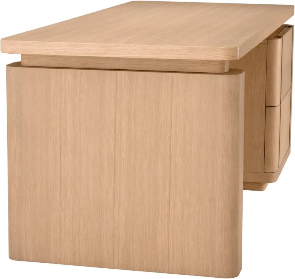 Birou design LUX Modesto, Natural oak