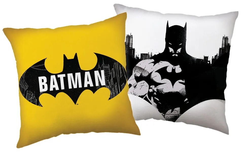 Pernă pentru copii 40x40 cm Batman "The Emblem" – Jerry Fabrics