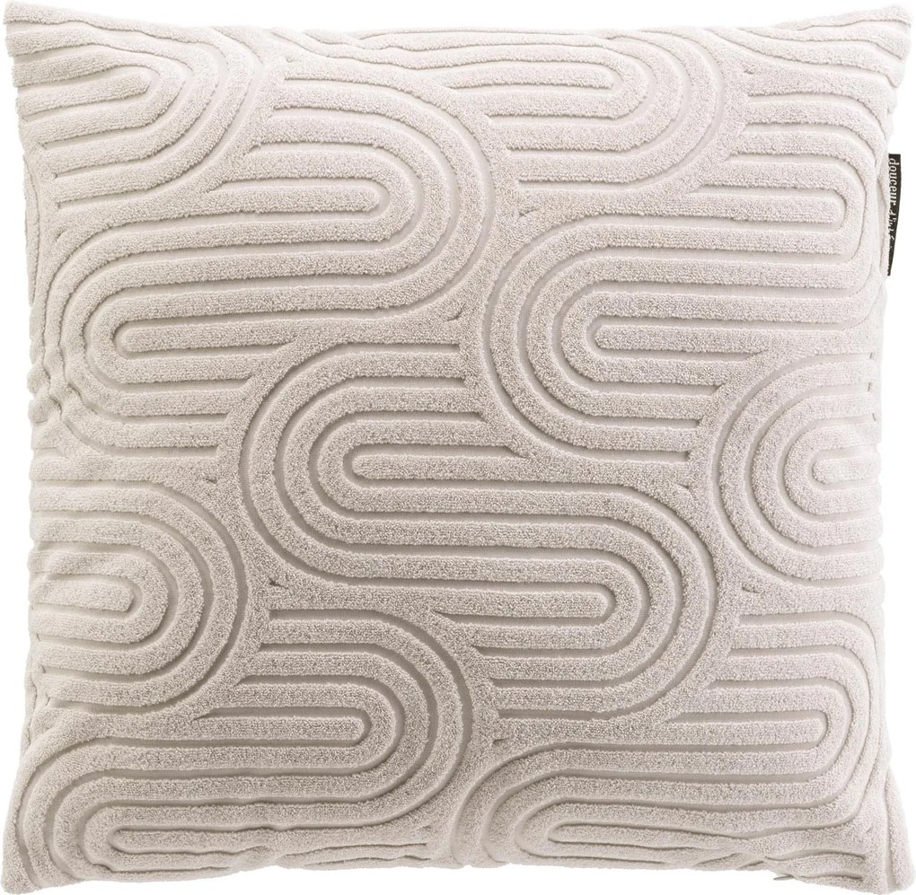 Pernă decorativă cu model de plus, PILA, 45 x 45 cm