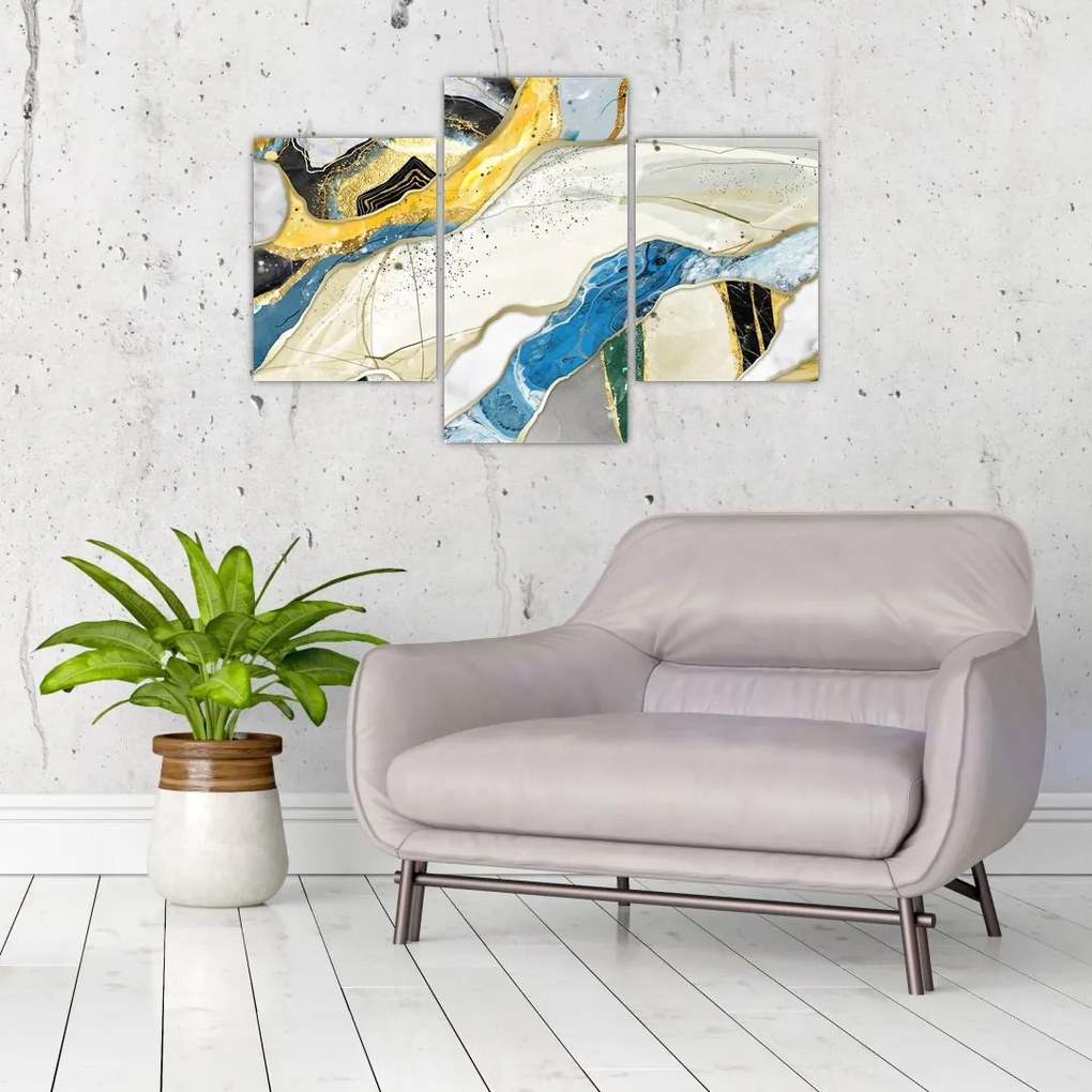 Tablou - Marmură colorată (90x60 cm)