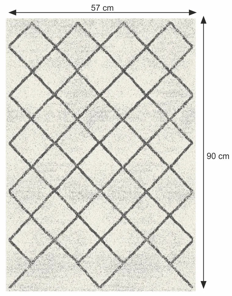 Covoras cu model Culoare Bej, MATES TYP 2 57 x 90 cm