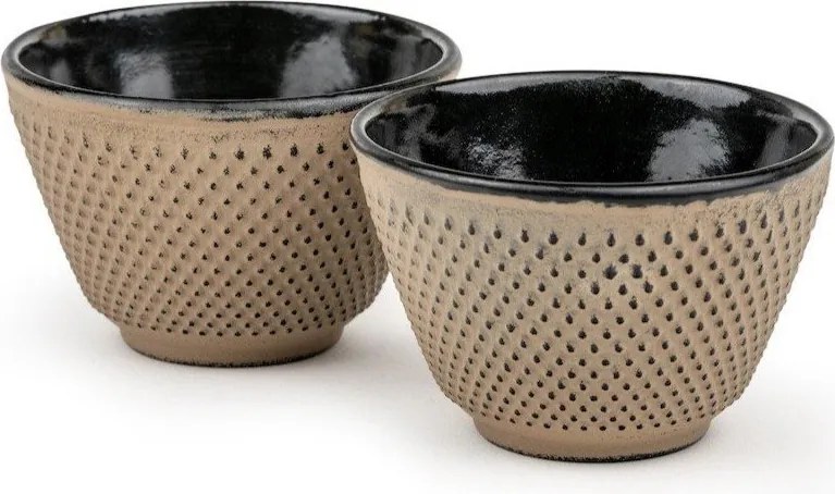 Cești bej 2 buc. din fontă 100 ml Xilin – Bredemeijer