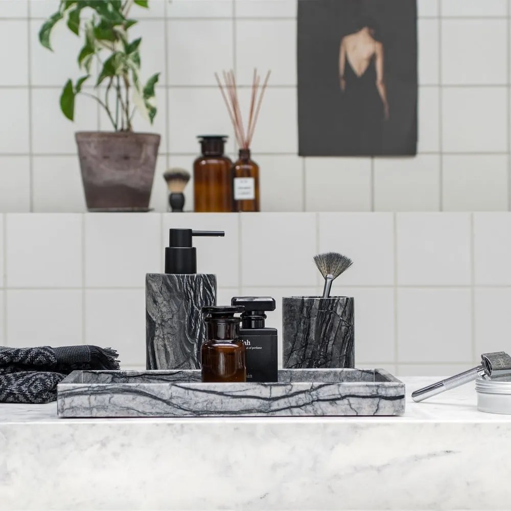 Tavă decorativă din marmură 16x31 cm Marble – Mette Ditmer Denmark