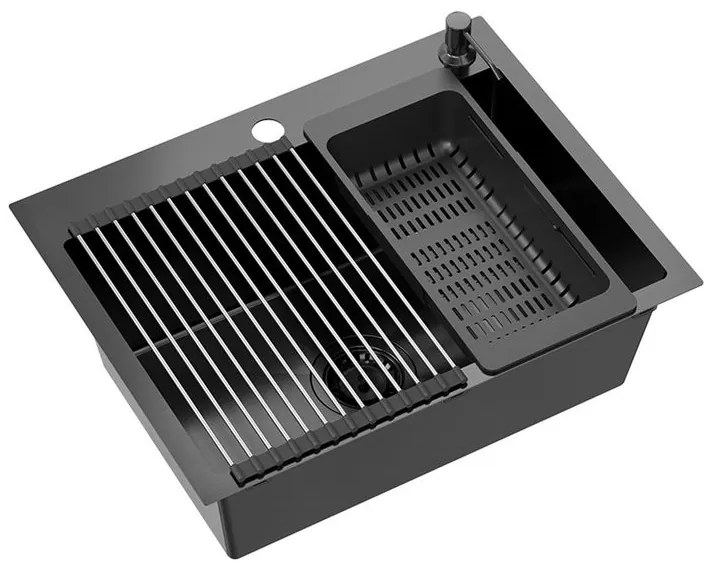 Chiuveta inox LUKE 110 WORKSTATION negru