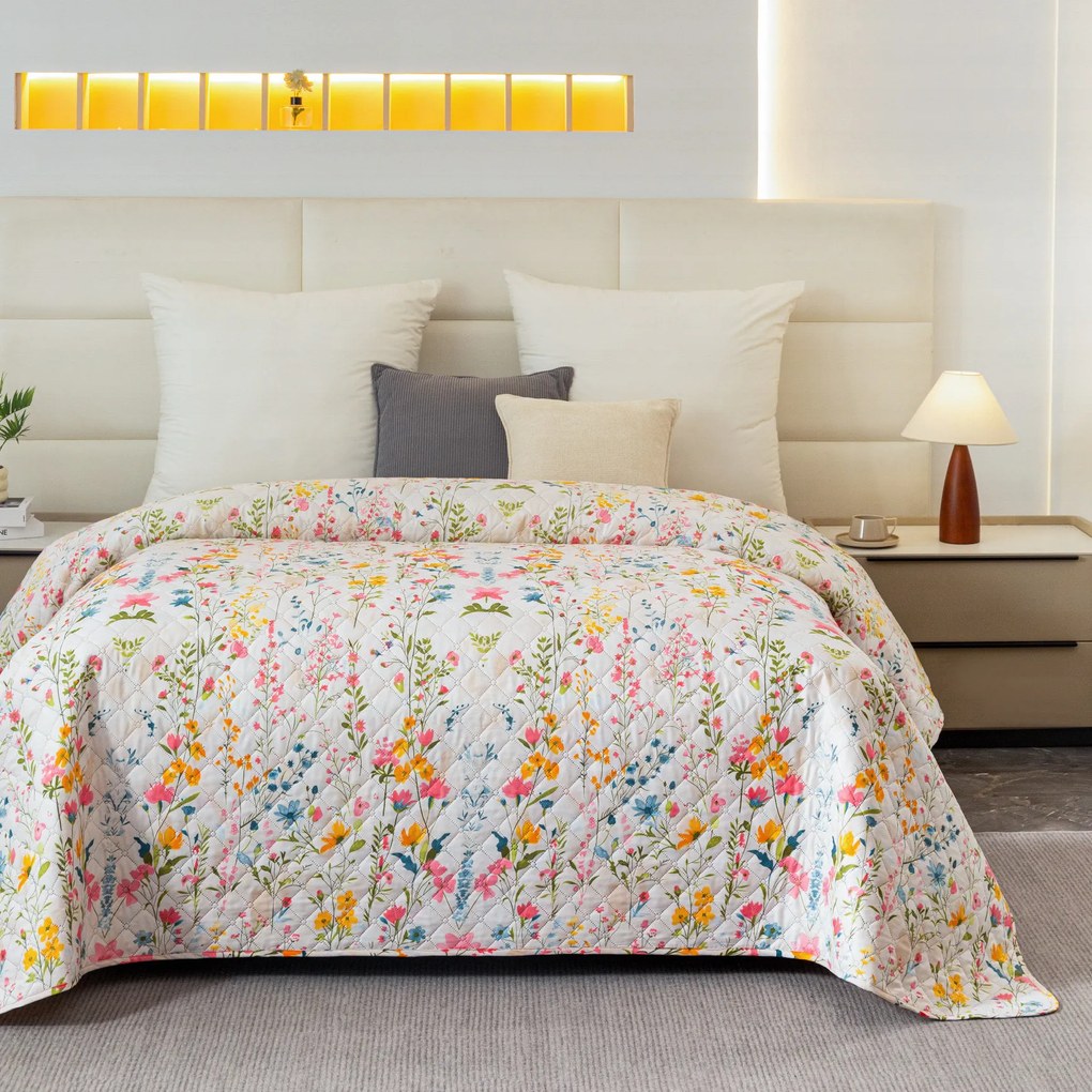 Cuvertura de pat MILLEFLEUR, colorată Dimensiune: 220 x 240 cm