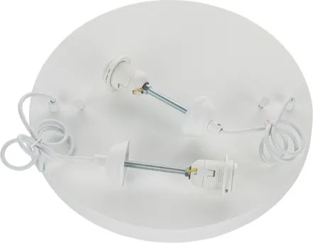 Brilagi - Lampă suspendată pe cablu WABI SABI, 2xE27/40W/230V, Ø 45 cm, alb