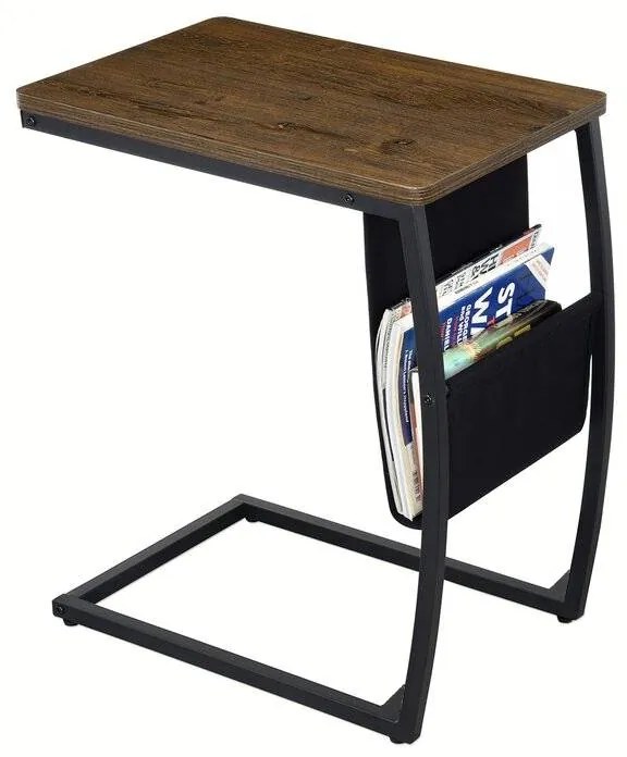 Masuta laterala de cafea, wenge, 50x35x63.5 cm