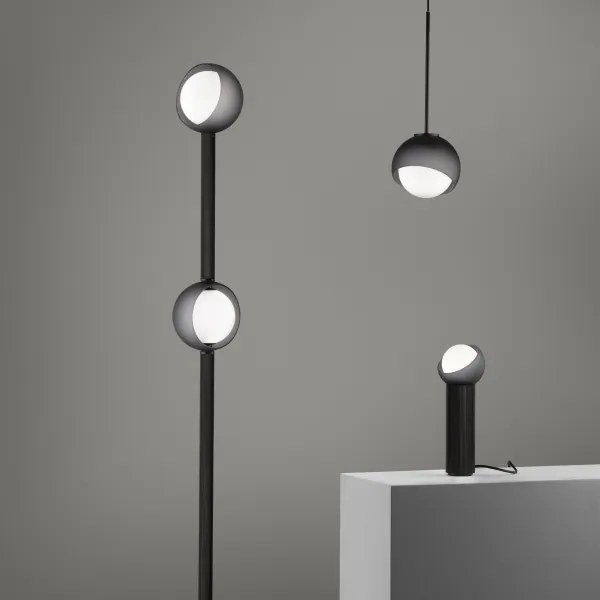 Ideal Lux - Pendul BLOOM pe cablu, 1xE27/42W/230V, Ø 30 cm, negru