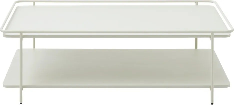 Măsuță de cafea gri deschis din metal 55x110 cm Yuba – Unique Furniture