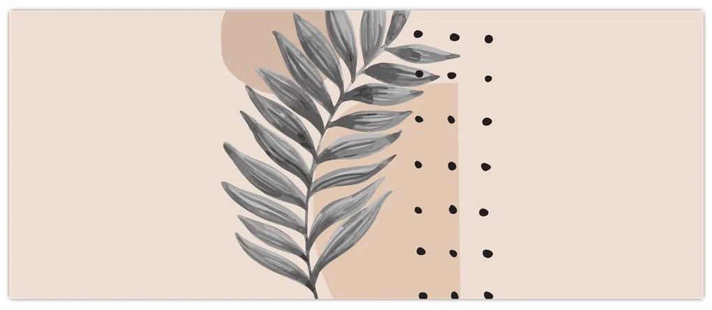 Tablou - Foaie ilustrată N⁰2 (120x50 cm)