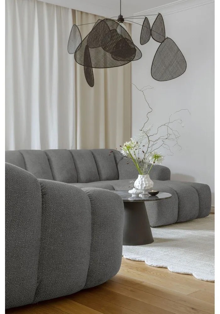 Colțar gri (cu colț pe partea stângă/în formă de "U") Shell – Miuform