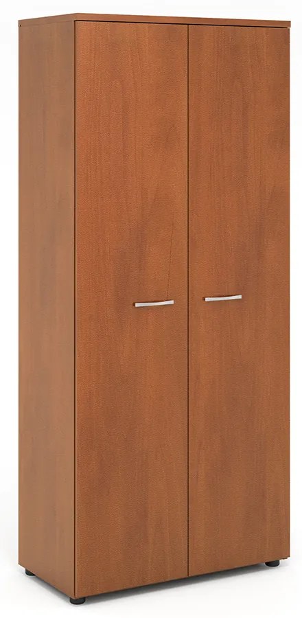 Dulap înalt Praktik 80 x 40 x 182,1 cm, nuc închis
