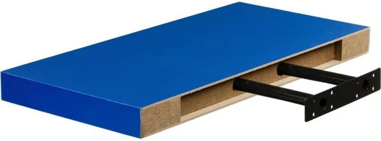 Raft de perete stilist Volato, 100 cm, albastru