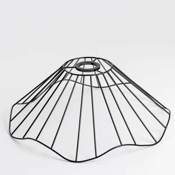 Abajur universal CURITIBA, diametru 40 cm, negru