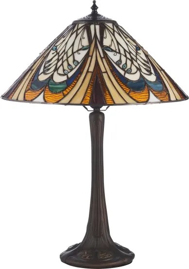 Endon 112185 - Lampă de masă Tiffany HECTOR 1xE27/10W/230V Ø 40 cm