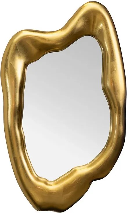 Oglinda de perete decorativa AURA 90cm auriu