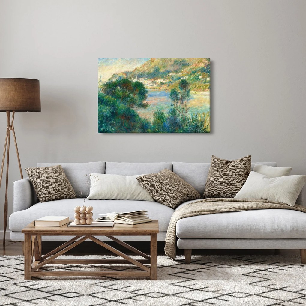 Tablou - Auguste Renoir, View of Monte Carlo from Cap Martin, reproducere (90x60 cm)