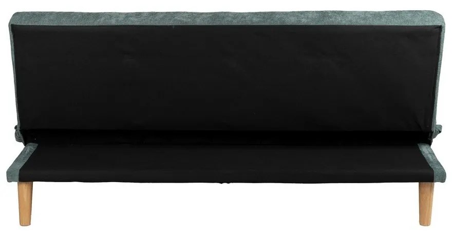 Canapea turcoaz extensibilă cu tapițerie din chenille 178 cm – Ixia