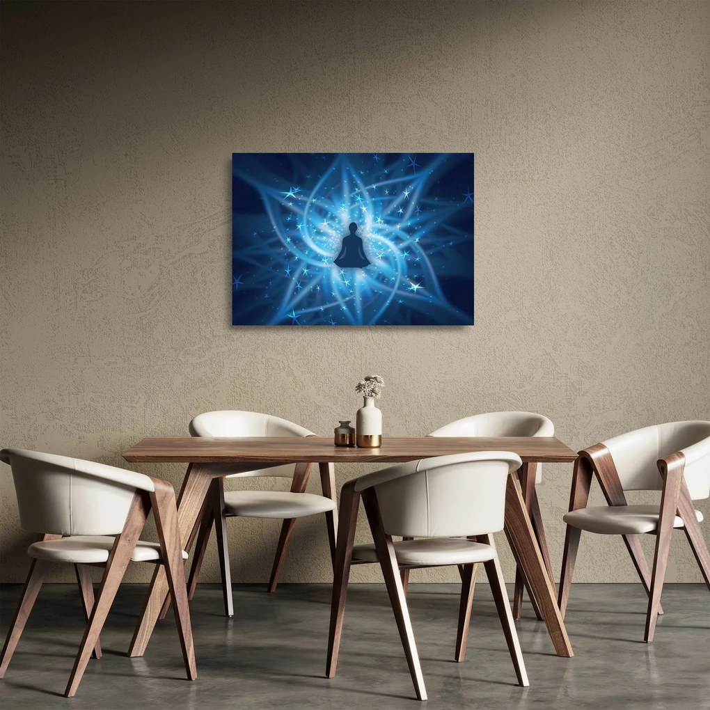 Tablou pe sticlă - Energie spirituală (70x50 cm)
