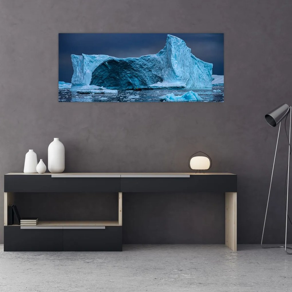 Tablou - Peștera de gheață (120x50 cm)