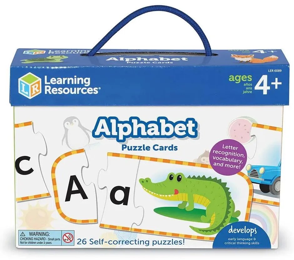 SET 26 DE PUZZLE-URI ALFABET (3 PIESE) - LEARNING RESOURCES (LER6089)