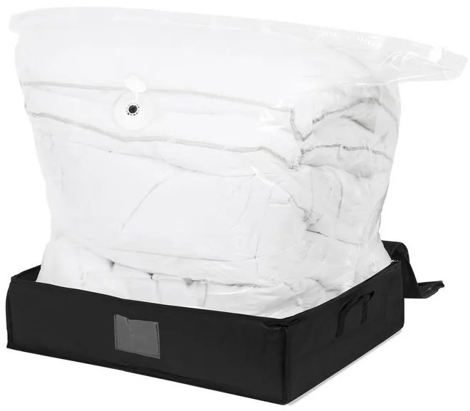 Cutie de depozitare Compactor 3D Black Edition, 145 l, negru