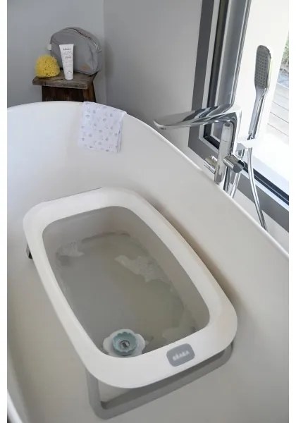 Cadă pliabilă pentru copii Beaba gri