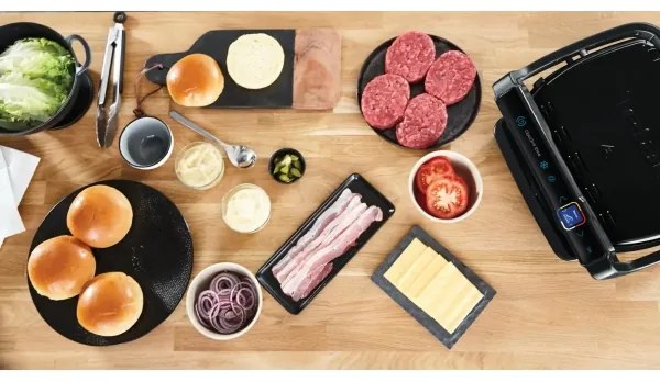 Grătar electric OPTIGRILL ELITE 2000W/230V negru Tefal