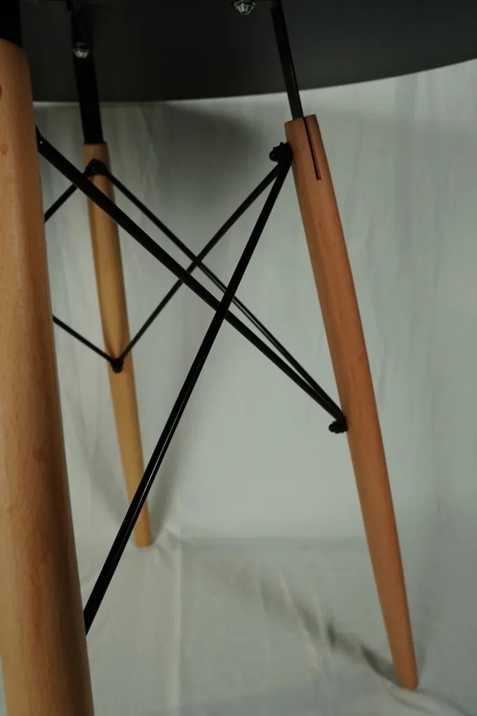 OFERTA Masa de dining neagra OSLO 90x90 II. calitate