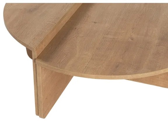 SET 2x măsuță de cafea ORION stejar