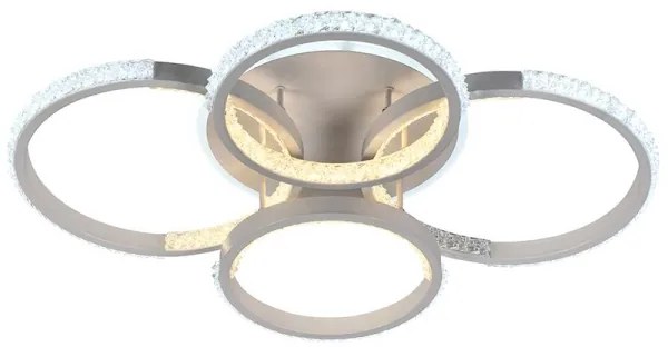 Lustră LED dimabilă aplicată LED/80W/230V 3000-6500K + telecomandă