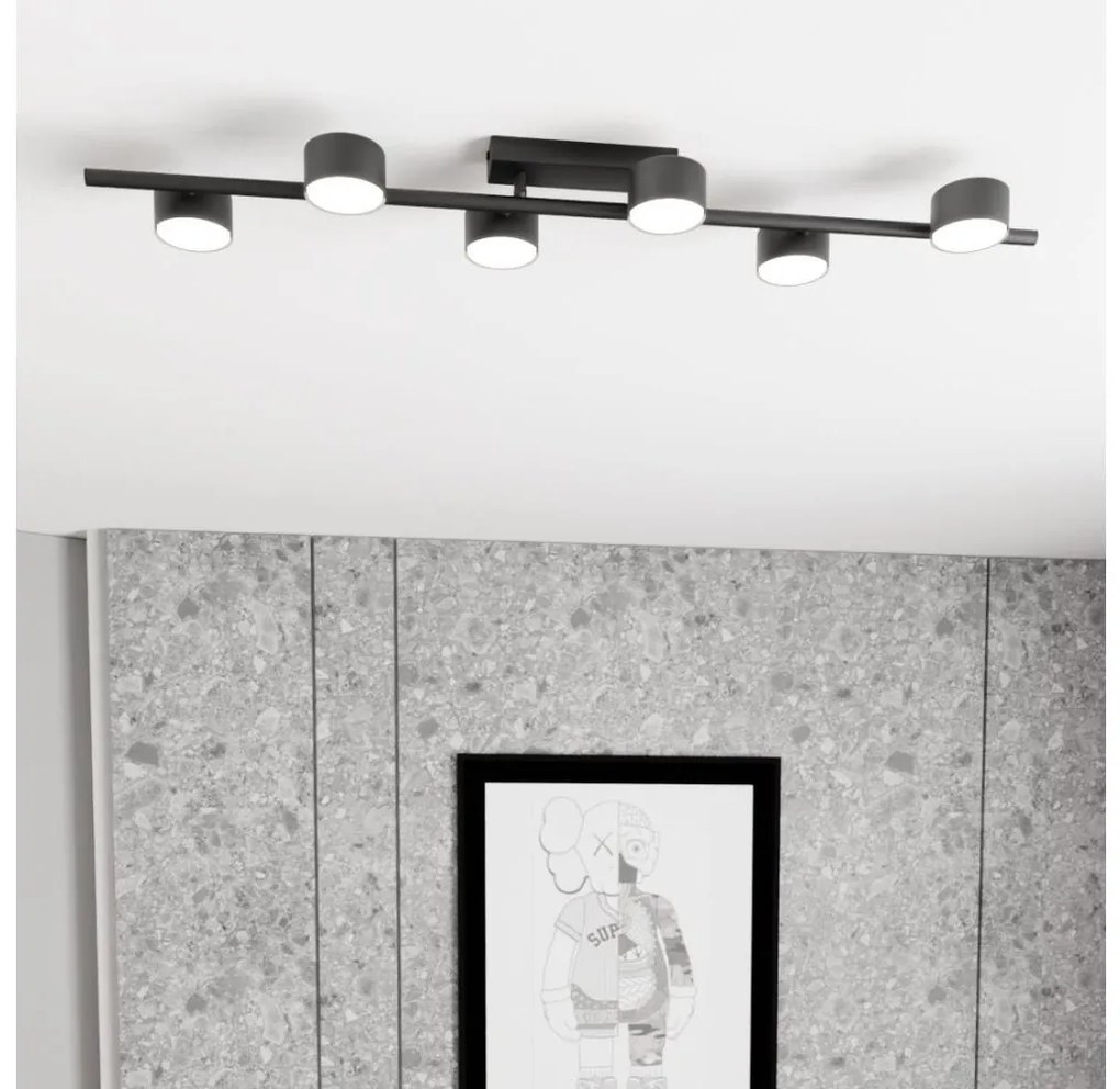 Plafonieră BET 6xGX53/12W/230V negru