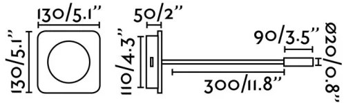 Veioză LED flexibilă FARO 20060 MOOD LED/2W/230V