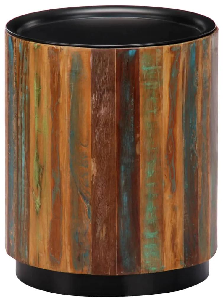 vidaXL Măsuță de cafea, 38x45 cm, lemn masiv reciclat