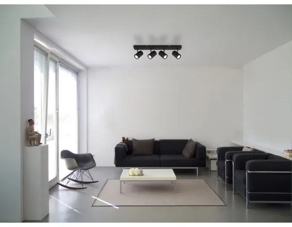 Spot Globo 57918-4B JAMES 4xGU10/25W/230V negru