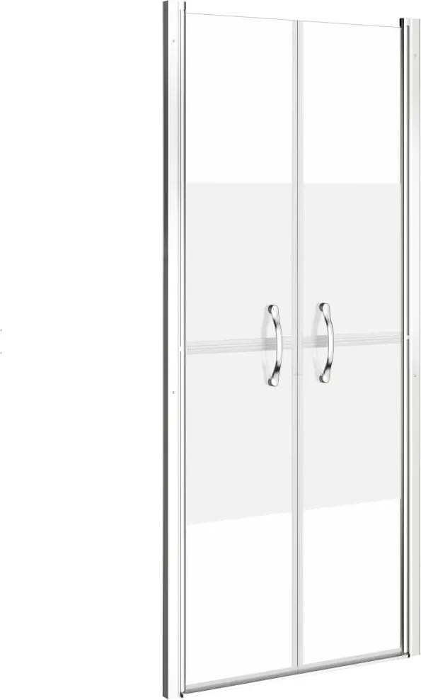 vidaXL Ușă cabină de duș, jumătate mat, 96 x 190 cm, ESG