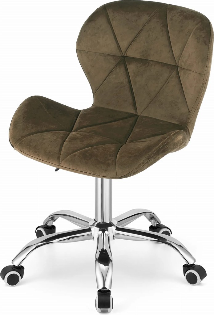 OFERTA Scaun de birou maro AVOLA VELVET calitatea II