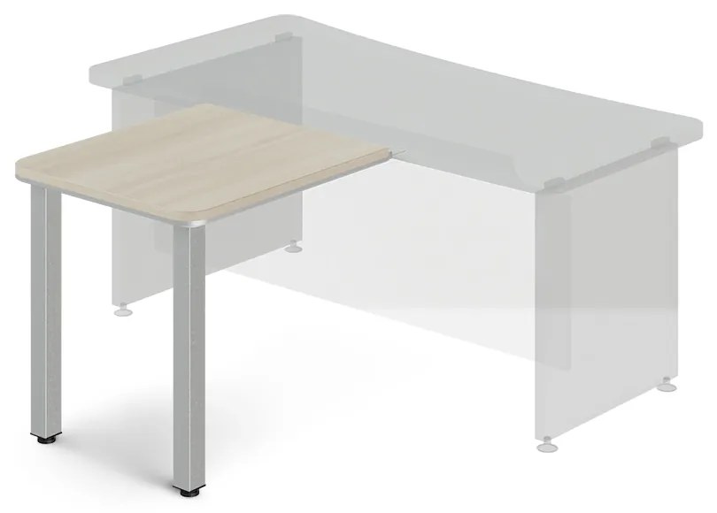 Element executiv TopOffice 80 x 70 cm, salcam deschis