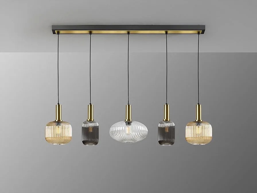 Lustra cu 5 pendule design modern Norma