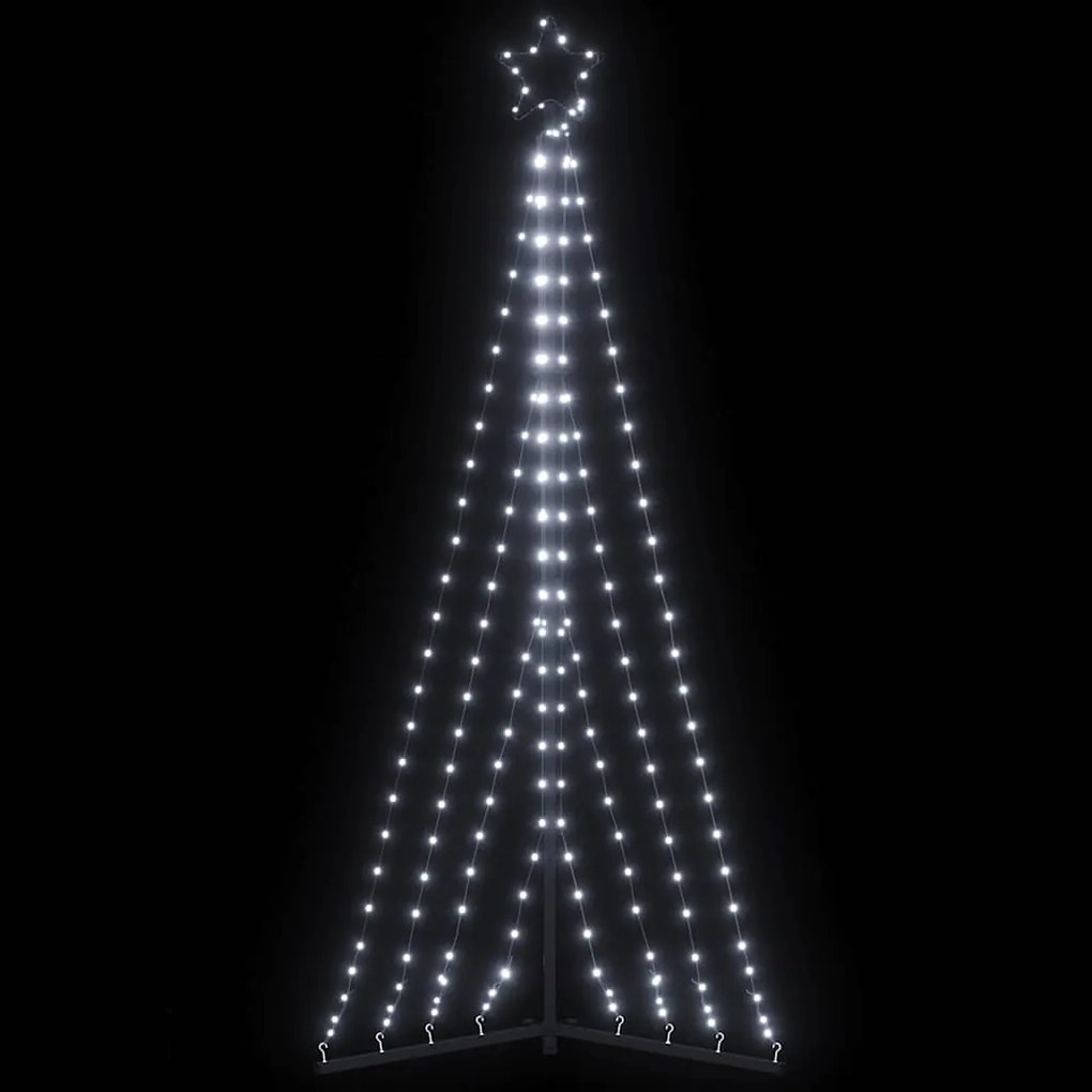 vidaXL Pom de Crăciun LED 339 LED-uri Alb Rece 187 cm