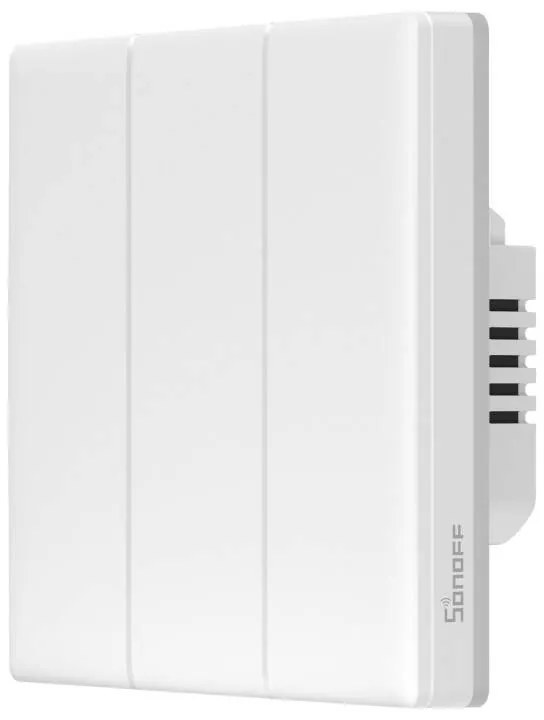 Intrerupator de Perete Inteligent WiFi cu Touch Sonoff TX Ultimate T5 3 canale